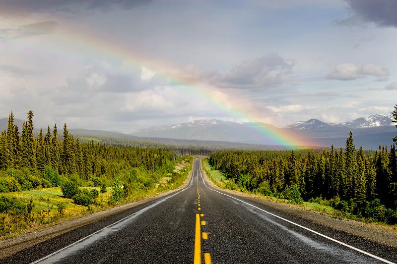 طريق ألاسكا من أجمل طرق العالم