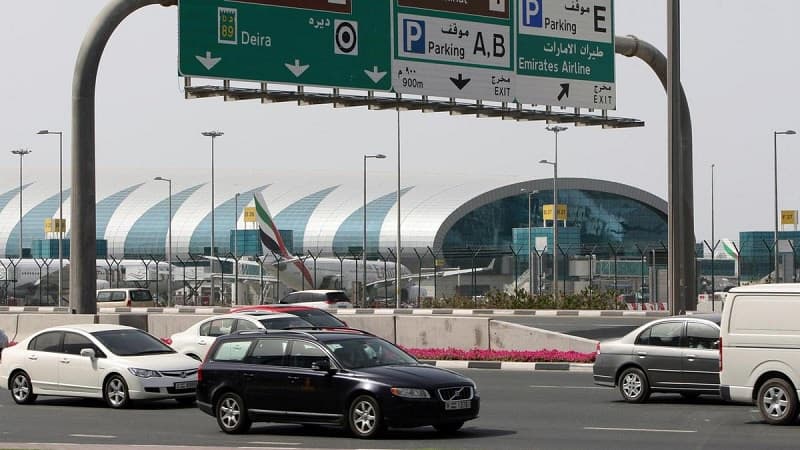 مخالفة نقل الركاب مطار دبي