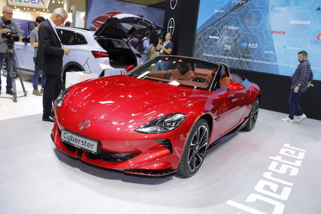 MG Cyberster - مشاركة قوية من الشركات الصينية في معرض سيارات ميونيخ 2023