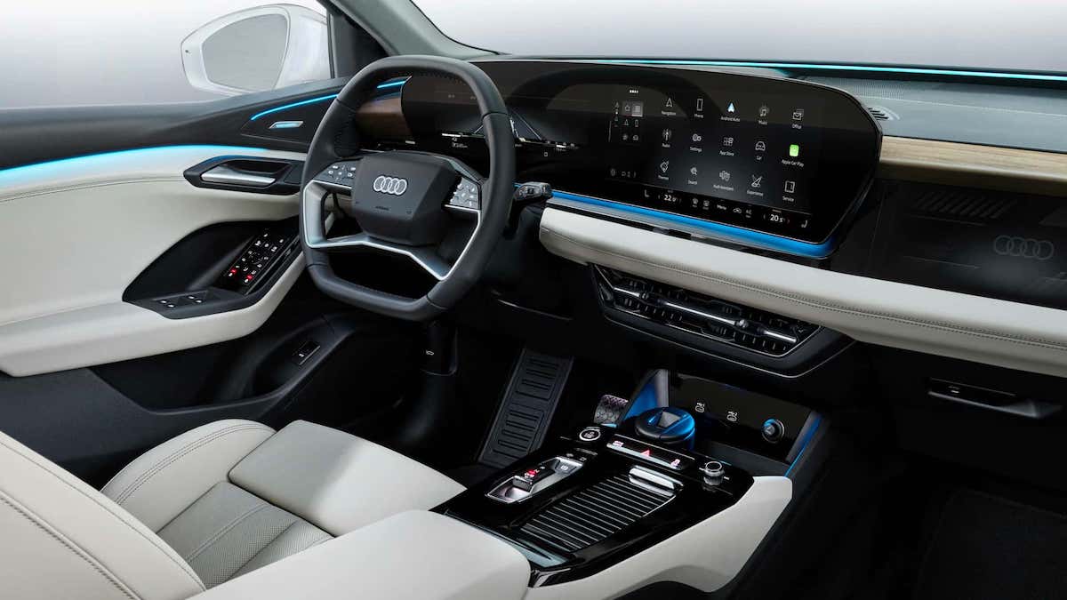 L'intérieur de l'Audi Q6 E-Tron