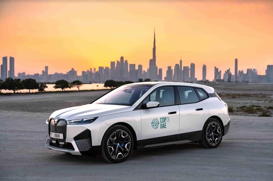 أسطول السيارات الذي تقدّمه الشركة سيضم طرازات BMW i7 وBMW iX وiX5 Hydrogen  BMWالكهربائية كلياً
