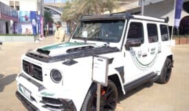 مرسيدس جي63 منصوري المعدلة تنضم لأسطول سيارات شرطة دبي الفارهة
