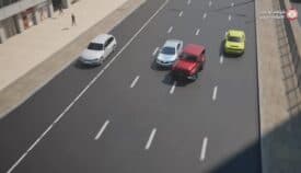 بتقنية CGI.. شرطة أبوظبي تعرض فيديو لمخالفة عدم التقيد بخط السير الإلزامي