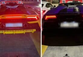 أبرزها سيارات لمبرجيني.. شرطة دبي تحجز 17 سيارة لهذا السبب