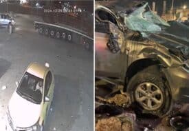 كاميرا مراقبة توثق حادثة تصادم مميت في الاردن