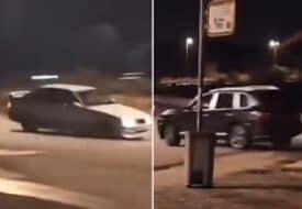 الشرطة السرية تقبض على سائق بي إم دبليو متلبسا أثناء التفحيط