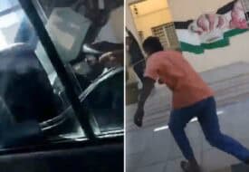 سائق متهور يطارد باص طالبات
