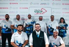 فريق عبداللطيف جميل لكزس يحصد مركزين متقدمين ببطولة السعودية تويوتا لكسر الزمن