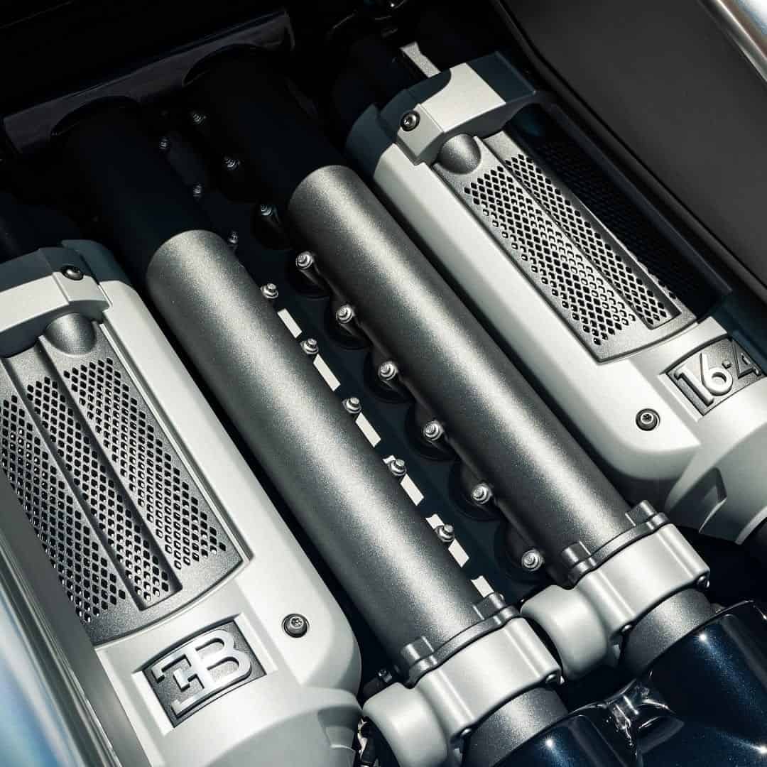 محرك بوغاتي فيرون سوبر سبورت