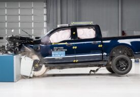 2025 Ford F-150 Lightning updated moderate overlap IIHS crash test