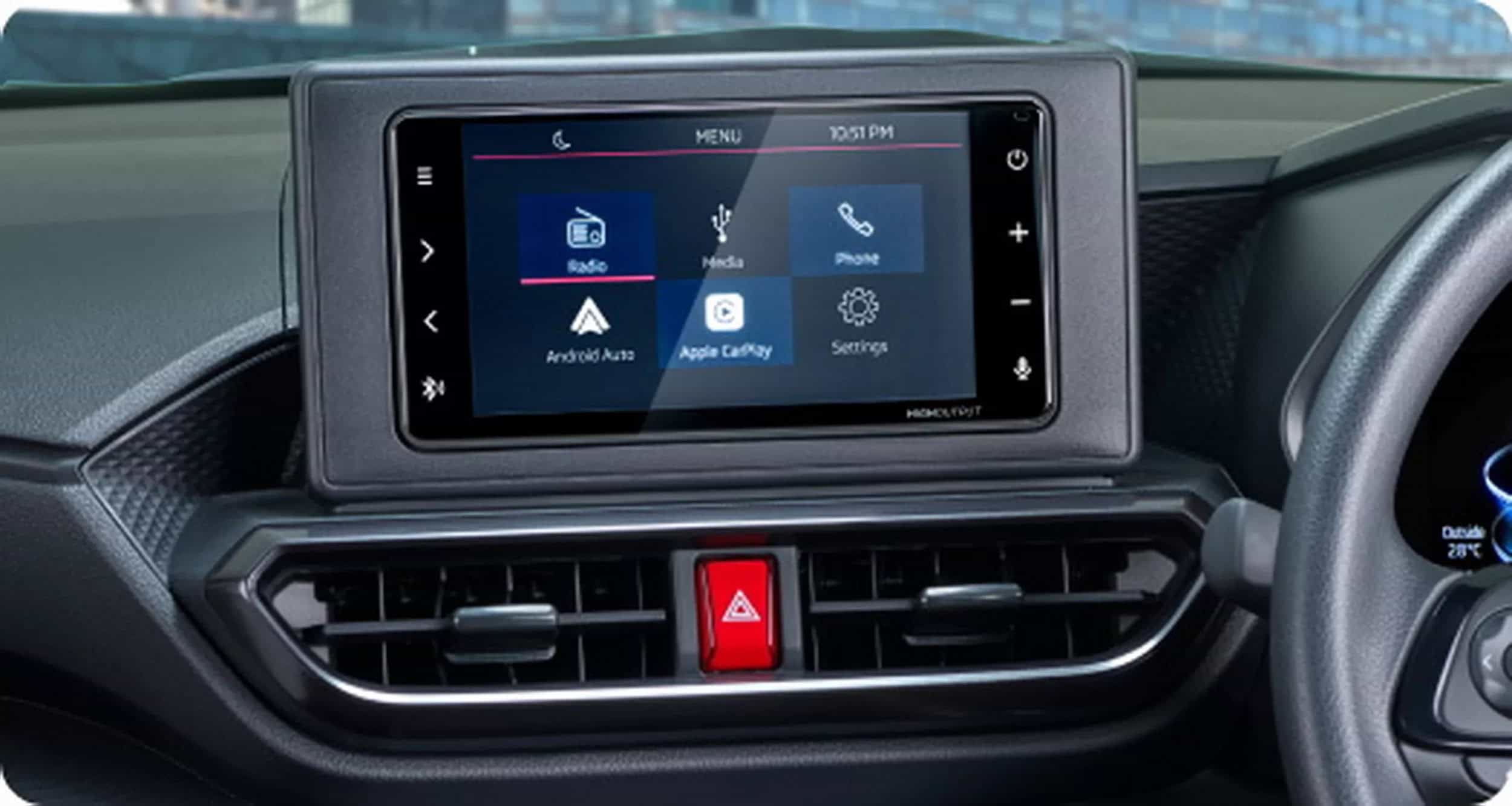 شاشة دايهاتسو روكي