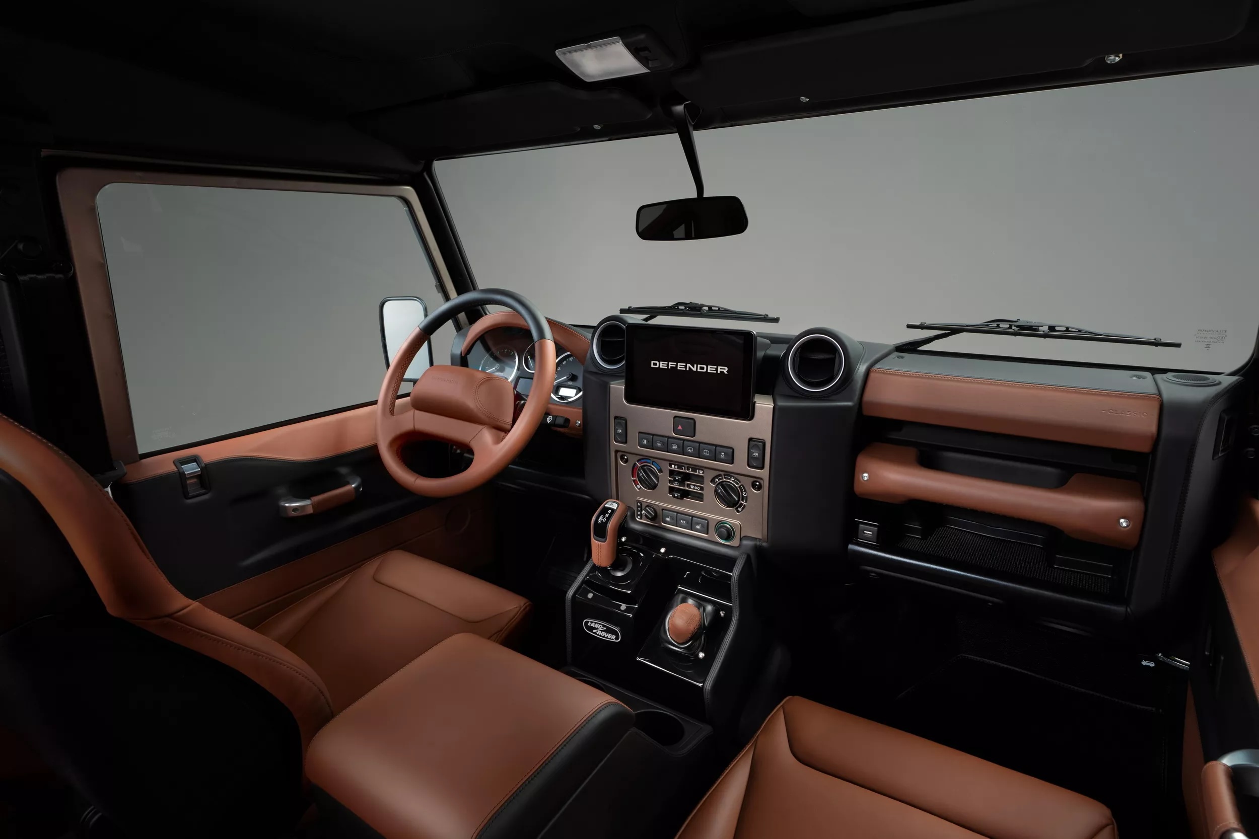 Old Defender interior