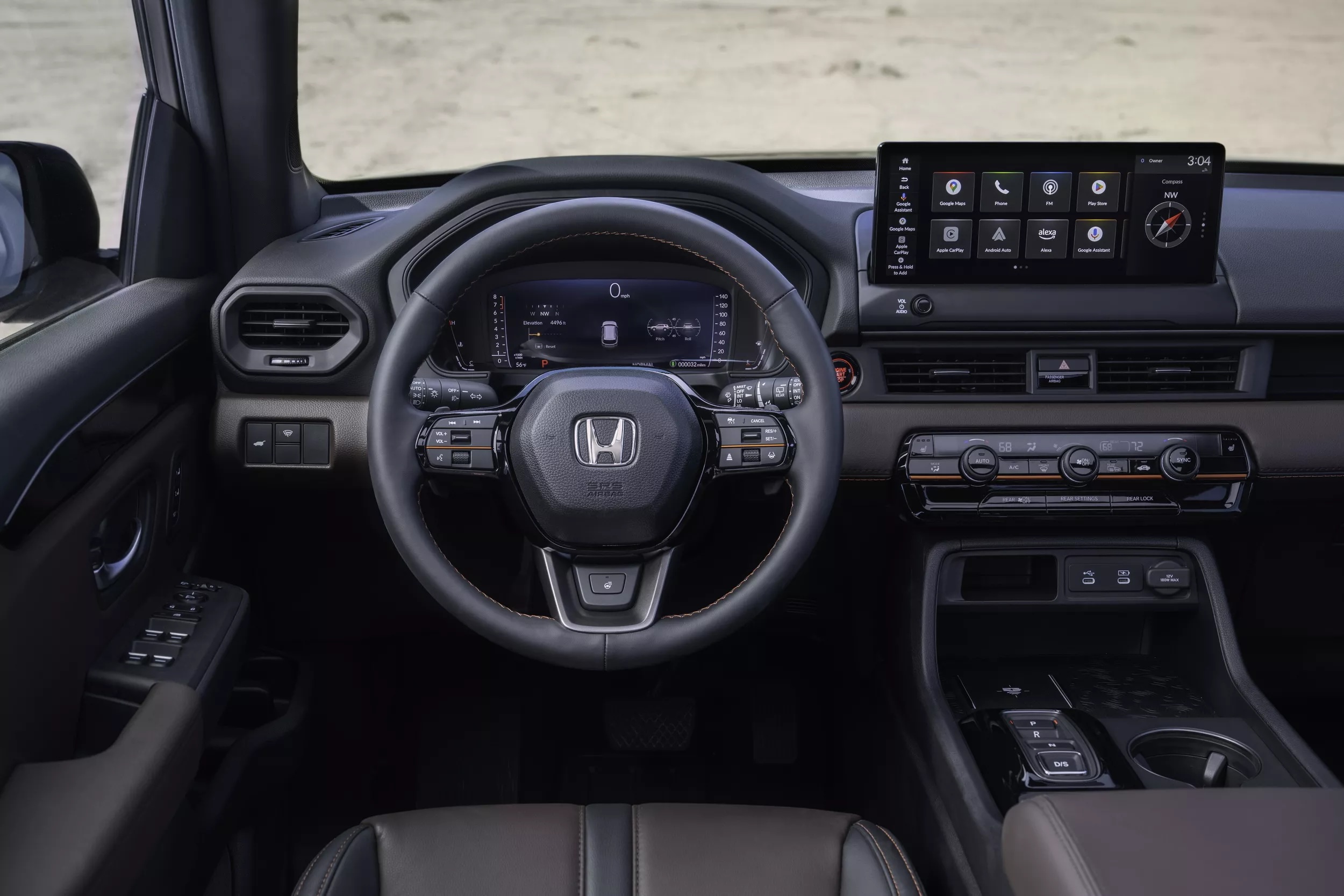 Interior of the 2026 Honda Pilot