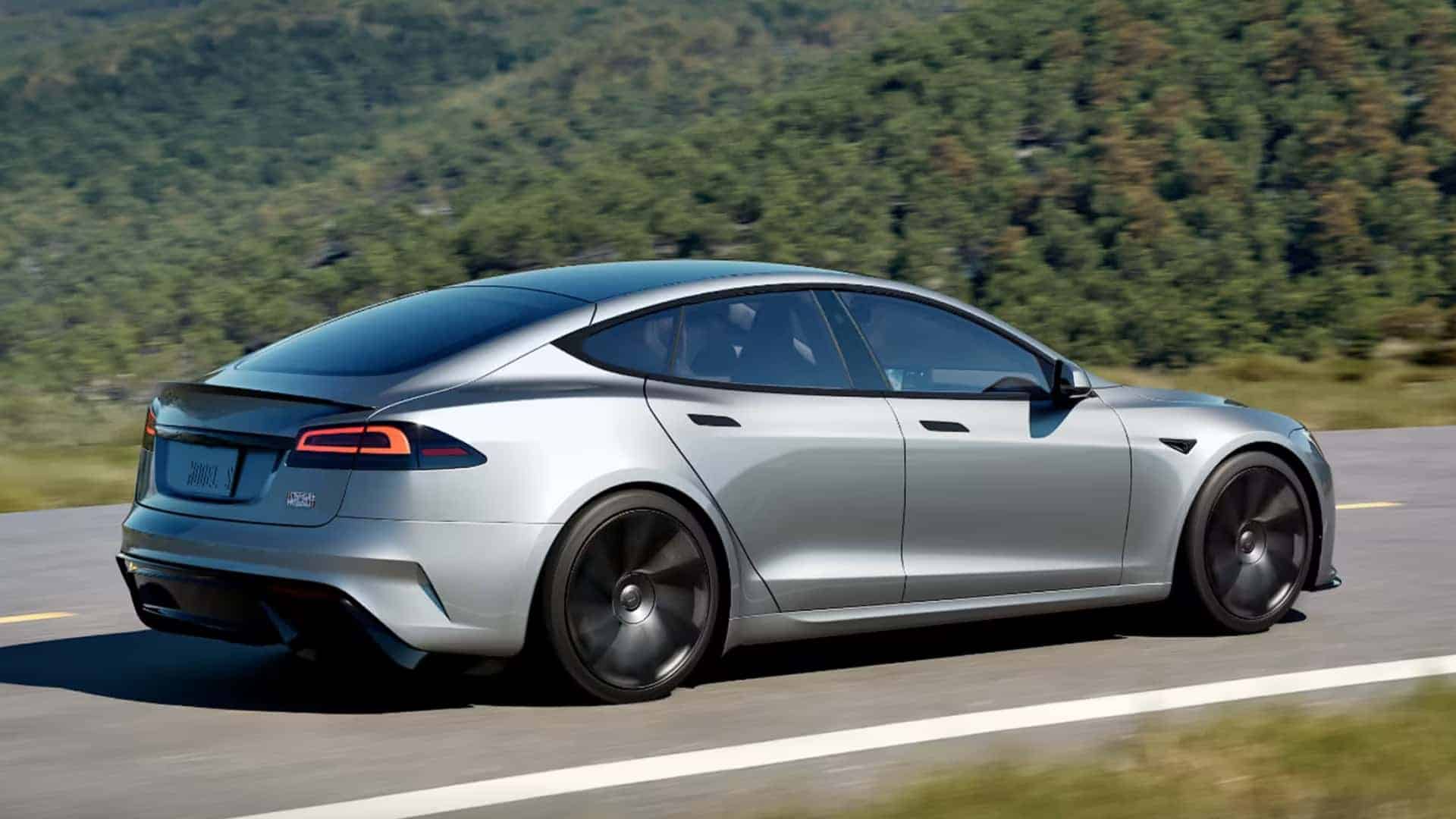 تسلا موديل اس بلايد