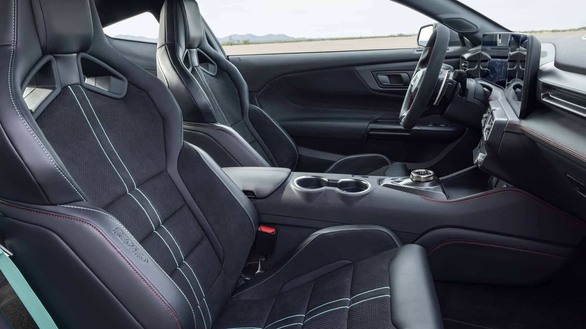 Recaro seats in mustang dark horse sc
