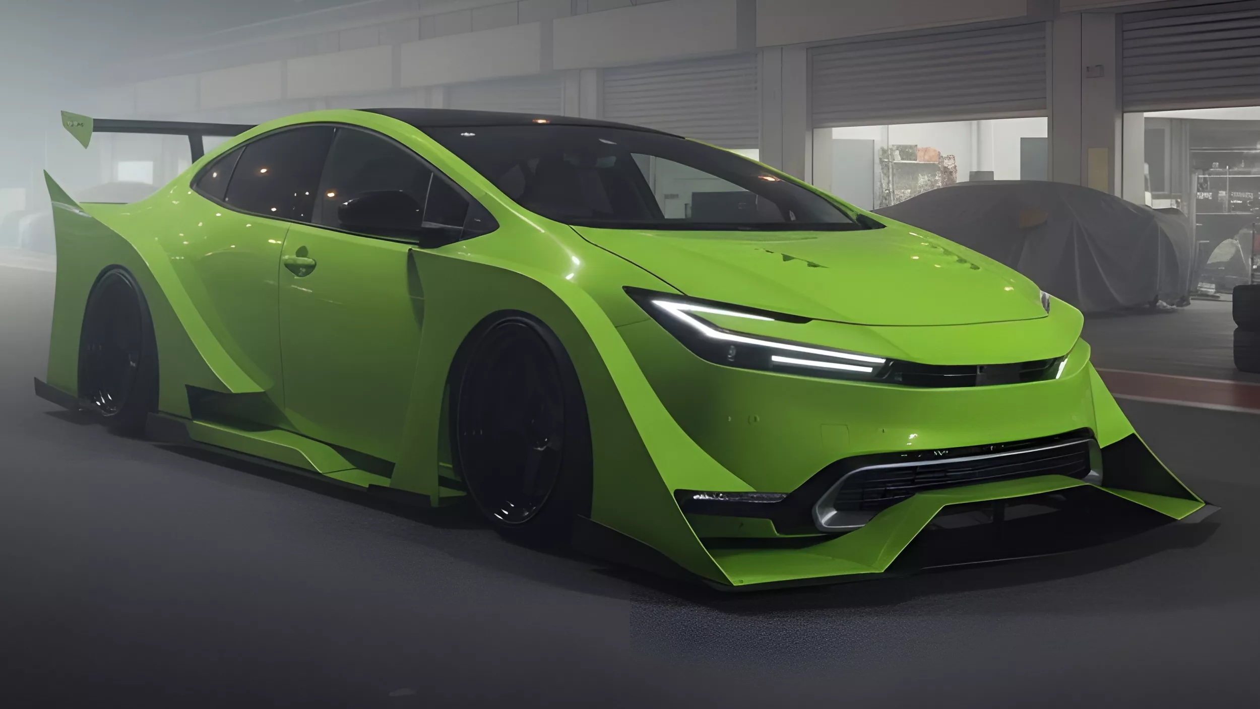 سيارة تويوتا بريوس جديدة