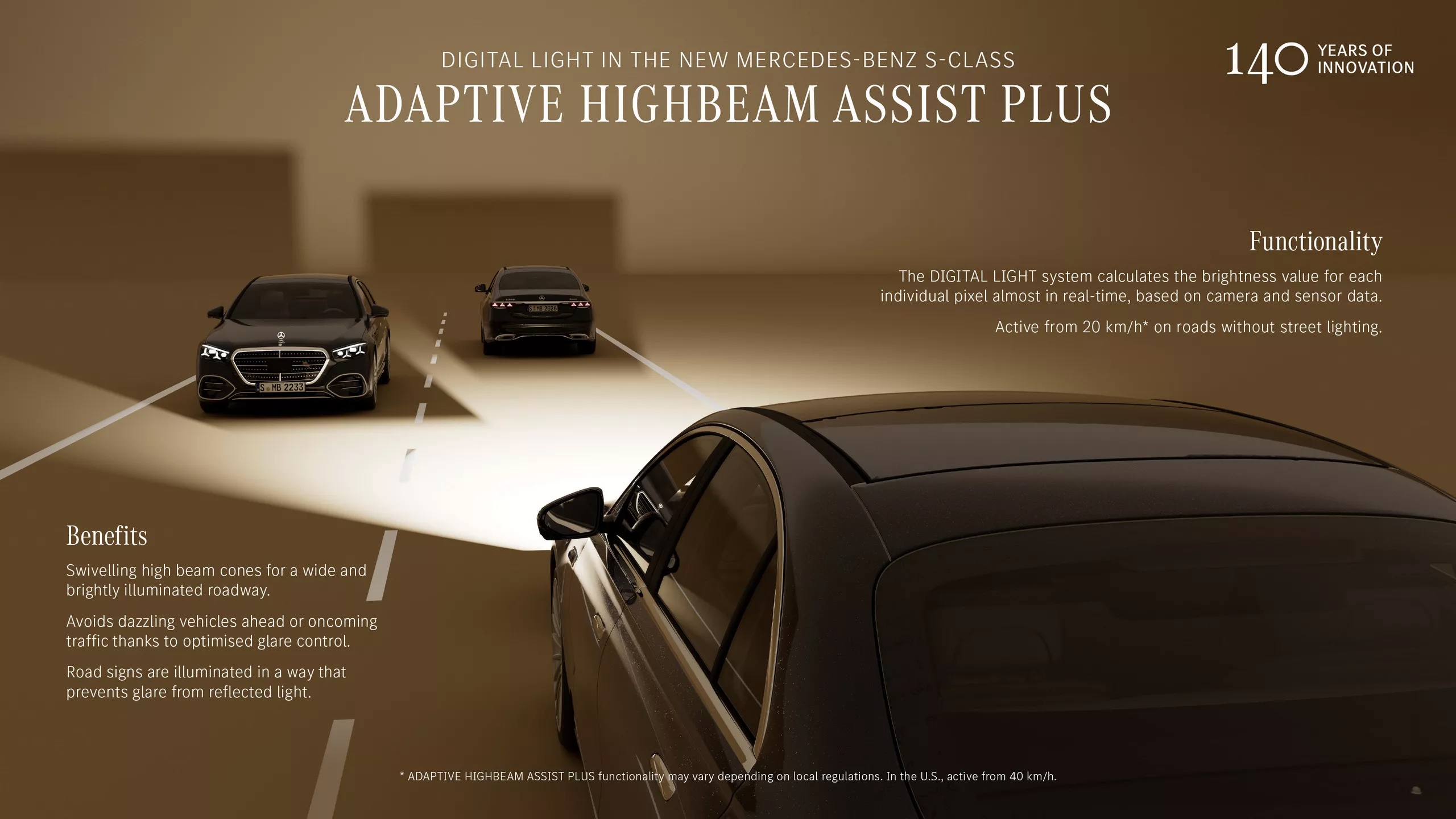 مصابيح مرسيدس جديدة