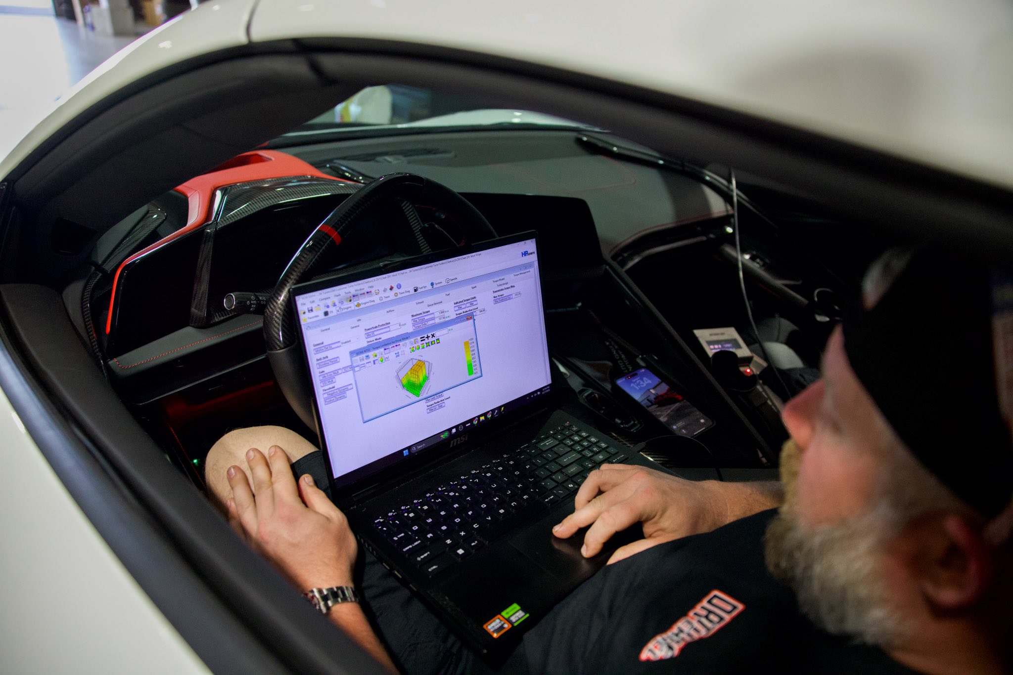 برمجة سيارة رياضية