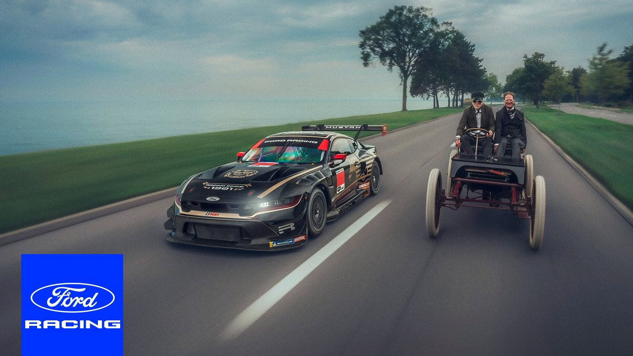 فورد موستنج GT3 تعود إلى عام 1901 بكسوة سباقات تاريخية عمرها 125 عاماً