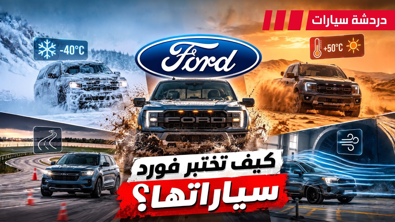 حلقة دردشة 260: كواليس فورد في الشرق الأوسط وأسرار الاختبارات الصحراوية