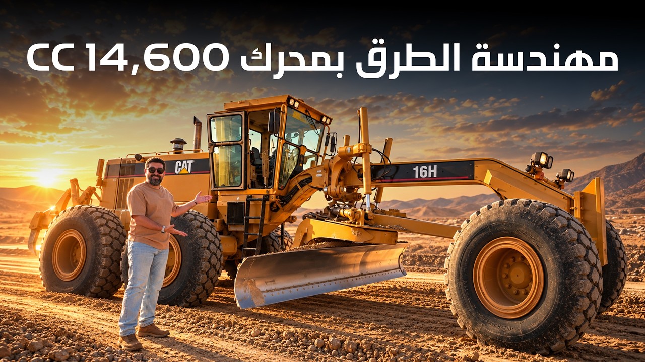 تجربة كاتربيلر 16H.. صهيب يقود أضخم آلية اختبرناها على عرب جي تي!