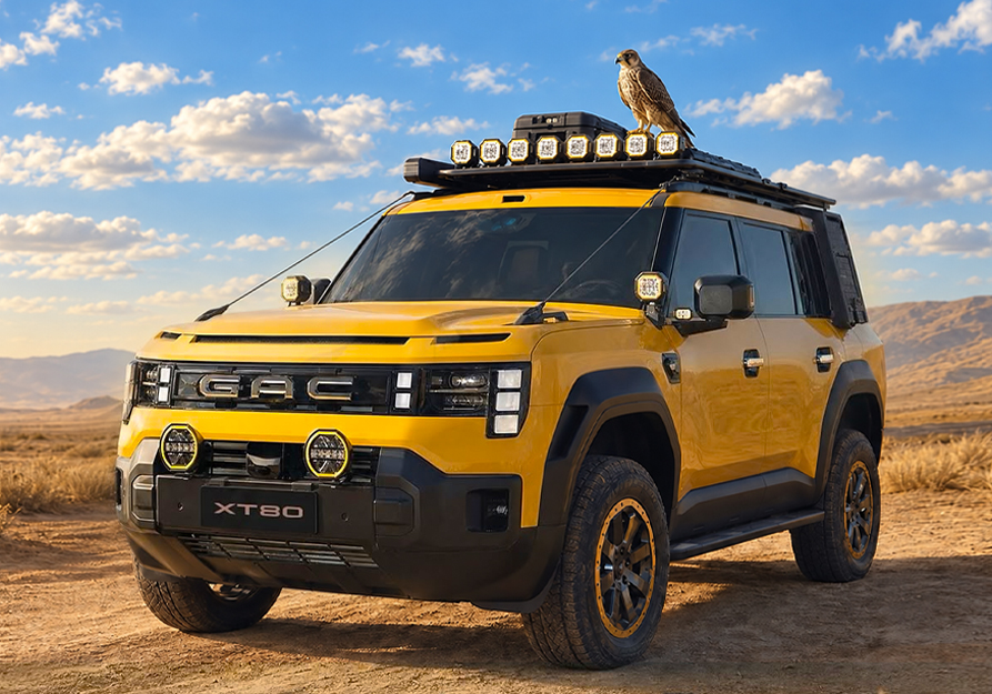 وصلت السعودية.. GAC تقدم XT80 في معرض الصقور والصيد